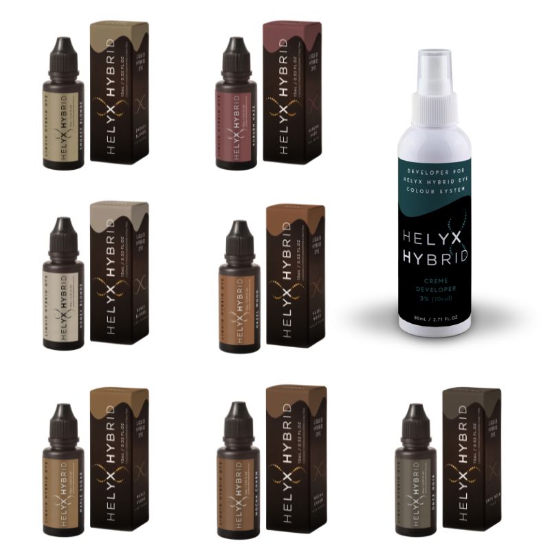 Elleebana Helyx Hybrid Dye Collection With Liquid Developer - Salon ...