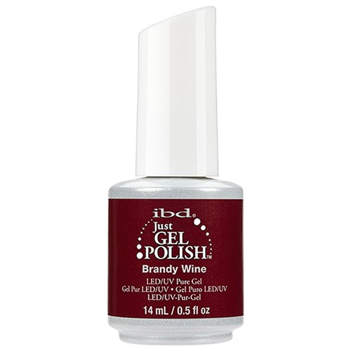 IBD Just Gel Polish 'Brandy Wine' – 14 Ml, 100% Pure Gel, Für LED & UV Lampe, Langanhaltender Glanz